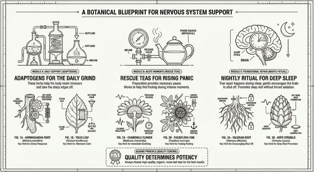 Botanical Guide for Nervous System Support