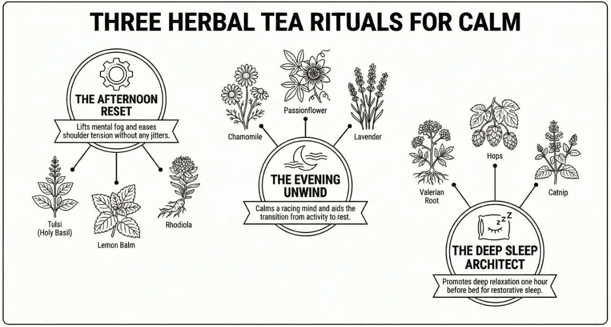 Three Herbal Tea Rituals for Calm